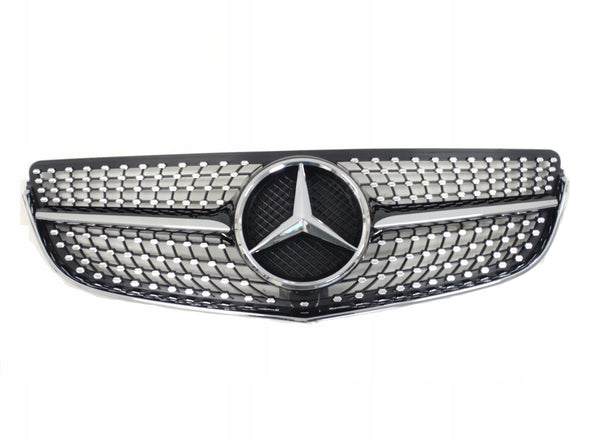 Mercedes E Class W207 2013 - 2016 Black Gloss & Diamond Grille