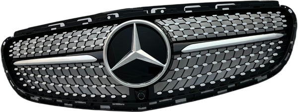 Mercedes E Class W213 2016 - 2018 Black Gloss & Diamond Grille (Copy)