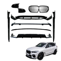 BMW X5 G05 2018+ Black Knight Aero Kit Gloss Black including Grill & Mirror Caps